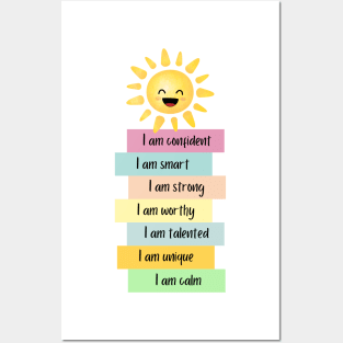 Affirmations for kids Posters and Art